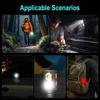 Portable Mini LED COB Work Light With Pocket Clip Rechargeable Sensing Outdoor Magnetic Flashlight Waterproof Emergency Lamp