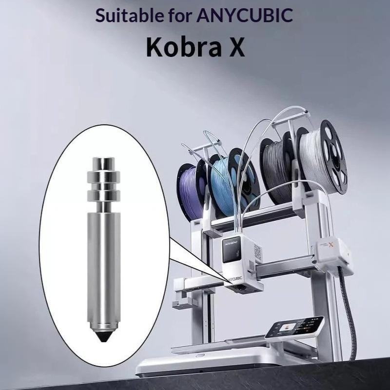 Биметаллические сопла для Anycubic Kobra X Combo Быстросменное хотенд-сопло Закаленная сталь 0.25/0.4/0.6/0.8 мм Деталь для 3D-принтера Kobra X