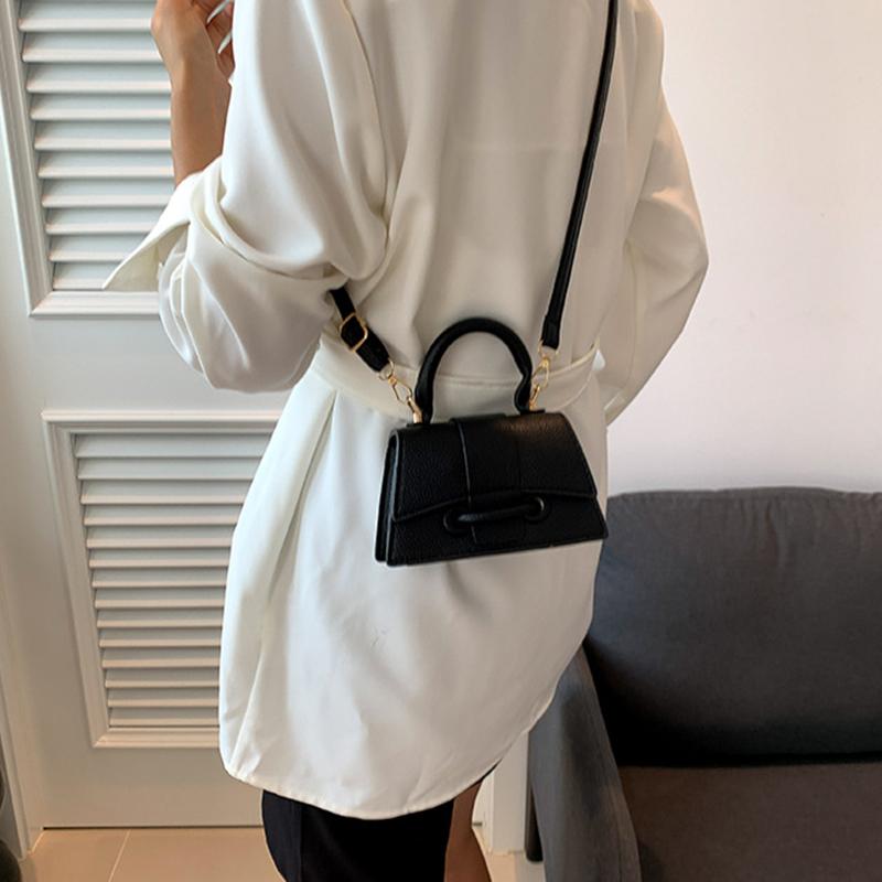 Мини-сумка через плечо из искусственной кожи для женщин и девочек, квадратная сумка на плечо, однотонная сумка для родителей и детей, милая косметичка с помадой