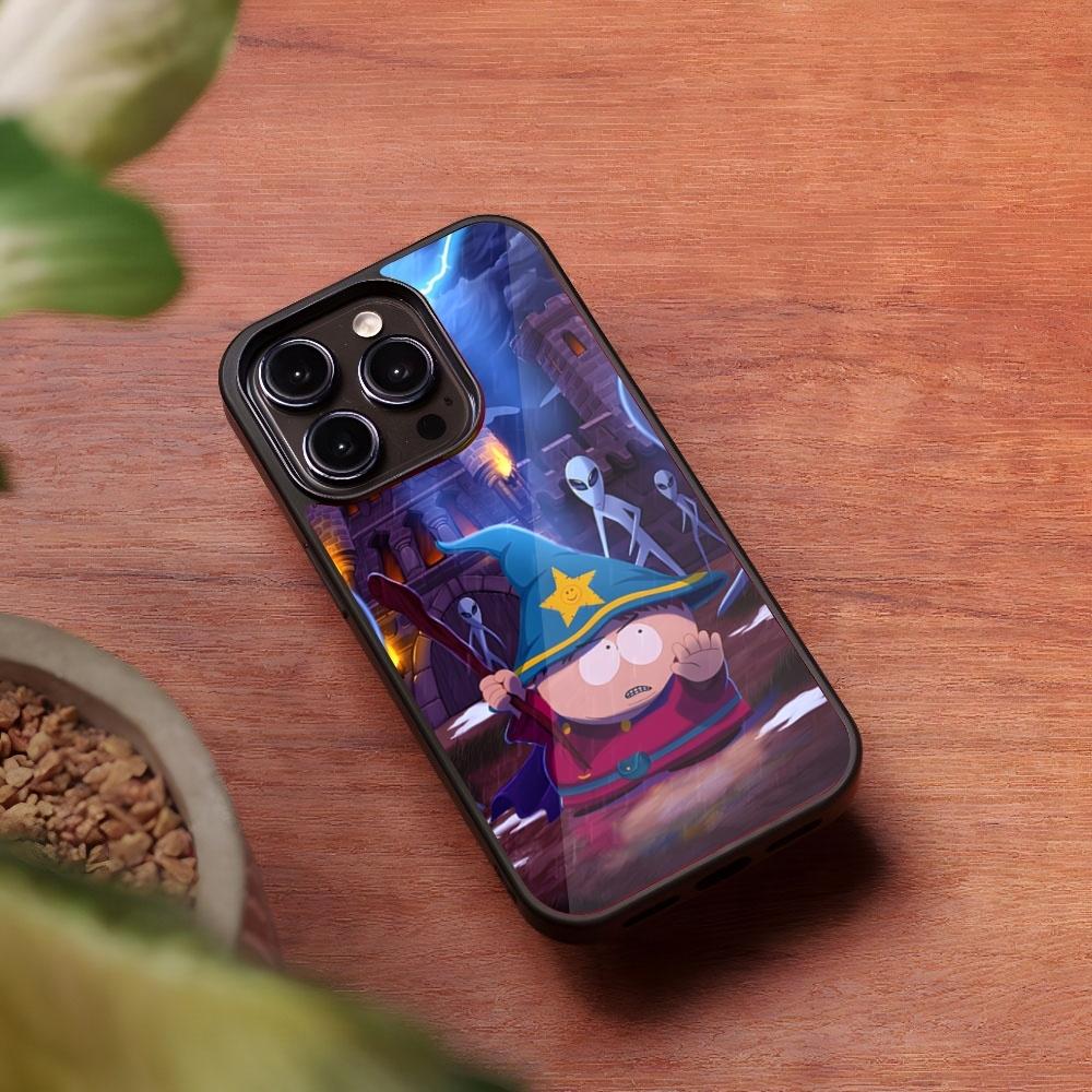 Мультяшный чехол для телефона S-south Parks для Iphone 16 15 14 13 Pro Max 12 11 Mini 7 8 Plus Se Xr X Xs Fundas Оболочка PC+TPU Чехол