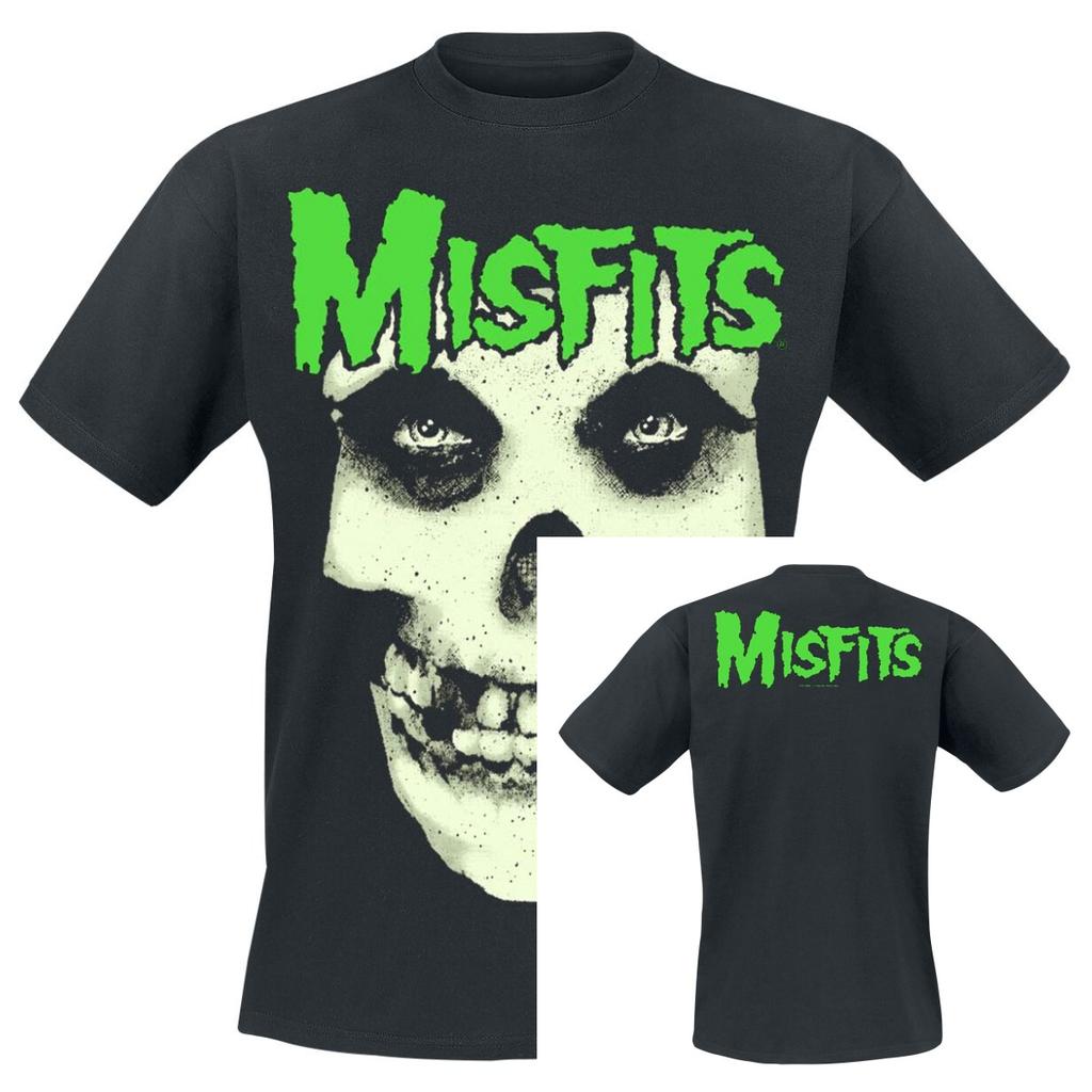 Hot Misfits Cotton Band Shirt Unisex Summer Short Sleeve Fashion Brand Tee Luxury Casual Vintage