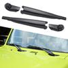 Rain Wiper Decoration Cover Wiper Trim Cover Fits Suzuki Jimny JB74 and JB64 Exterior Parts ABS Resin Front Wiper Decoration Stylish Custom Parts