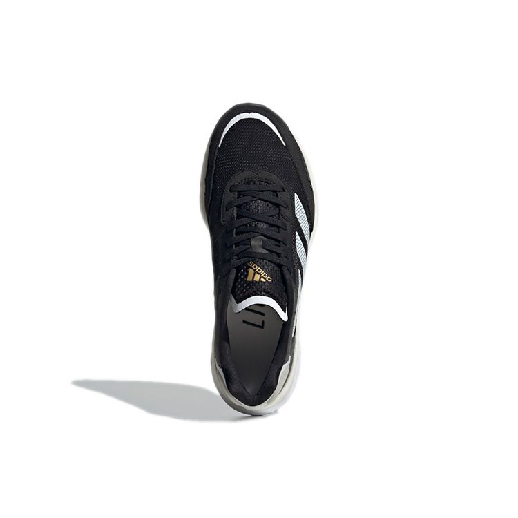 adidas Adizero Boston 10 Black White Женские кроссовки Core-Black Cloud-White Gold-Metallic H67515