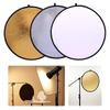 Reflector 5in1 2in1 30CM 60CM 80CM 110CM Silver White Gold Portable Collapsible Soft Light Round Photography for Studio