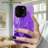 Phone Case: 2D flat design suitable for iPhone 18, 17, 16, 15, 14, 13 Pro film protection case, couple style, drip effect, Christmas and Halloween gif