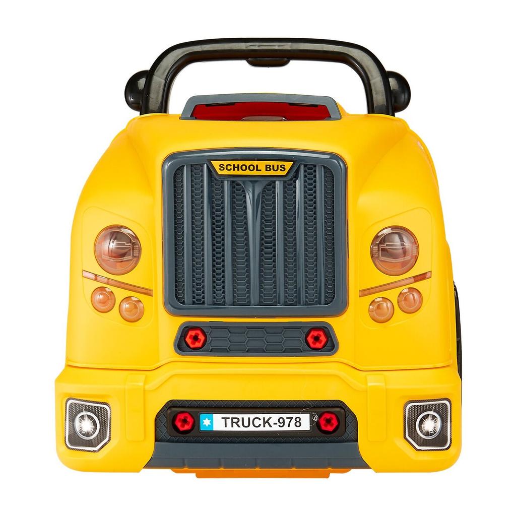Engine Toy Kids Mechanic Car Repair Set with Removable Parts Yellow