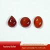 Аксессуар для украшений ручной работы из натурального красного агата-кабошона
