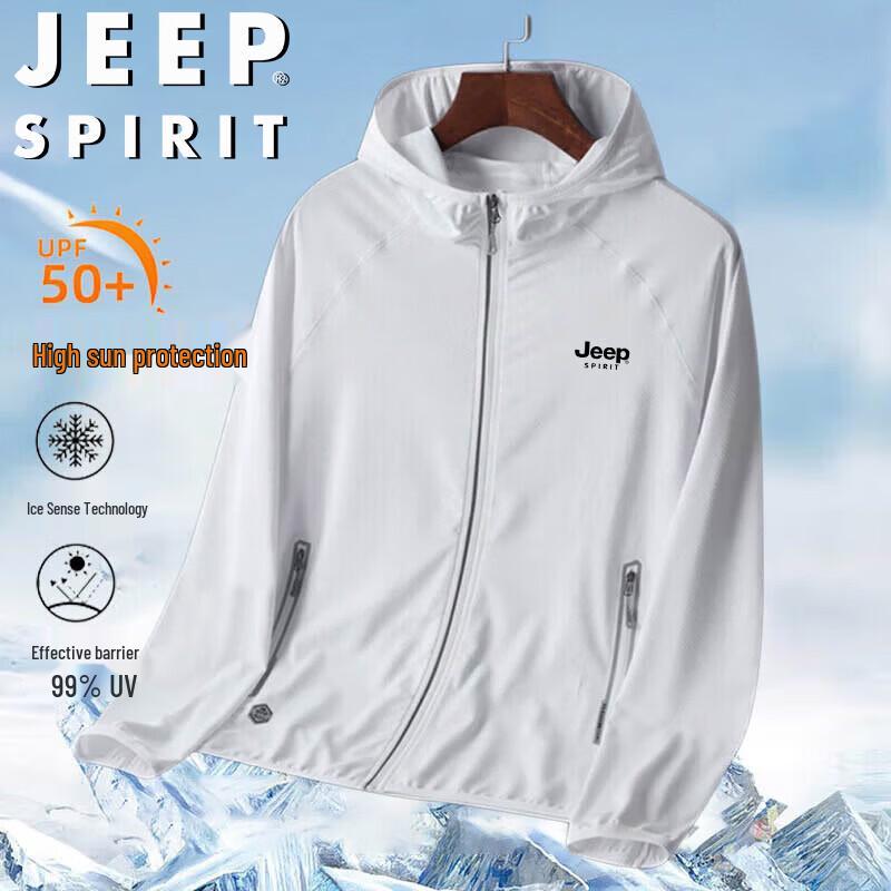 Мужская летняя куртка с капюшоном для защиты от солнца JEEP SPIRIT