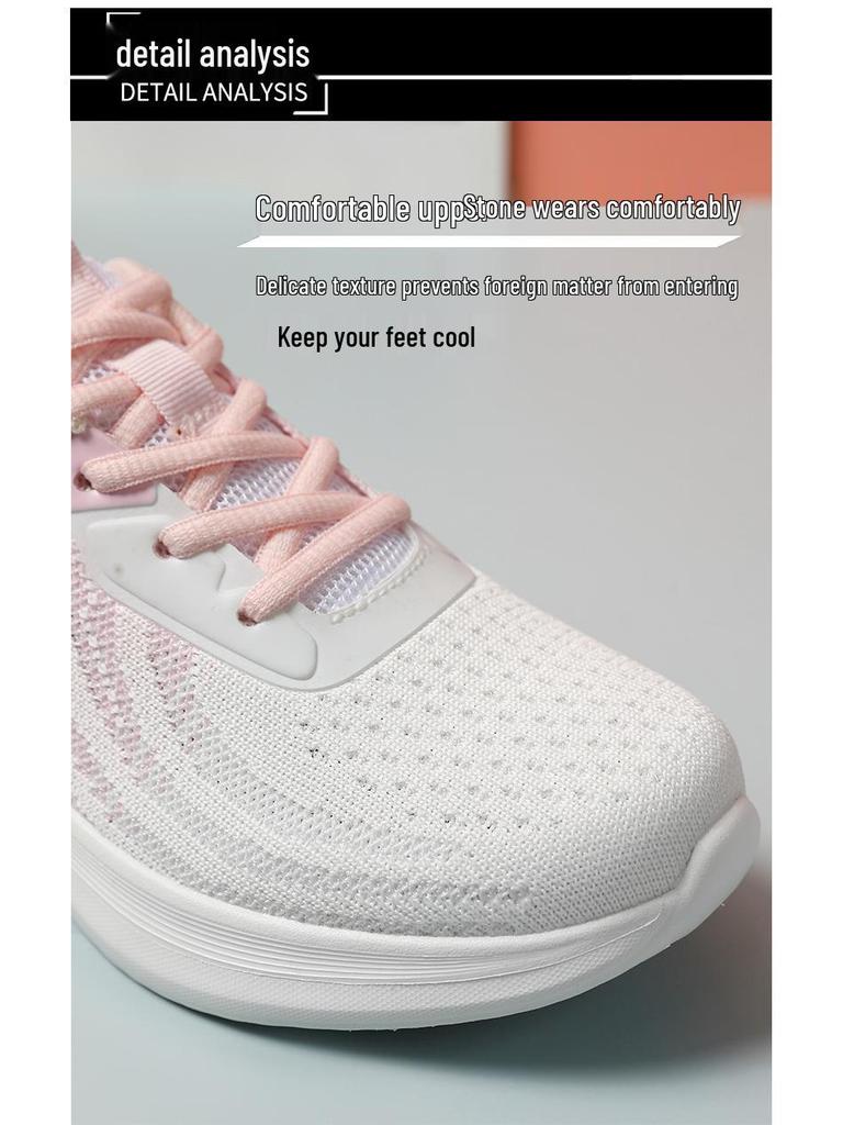 Женские модные легкие кроссовки для бега Flyknit - Дышащая сетка, повседневный низкий стиль весна/лето