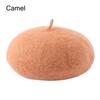 Warm Artist Beret Solid Color Flat Cap French Beanies  Female Girls