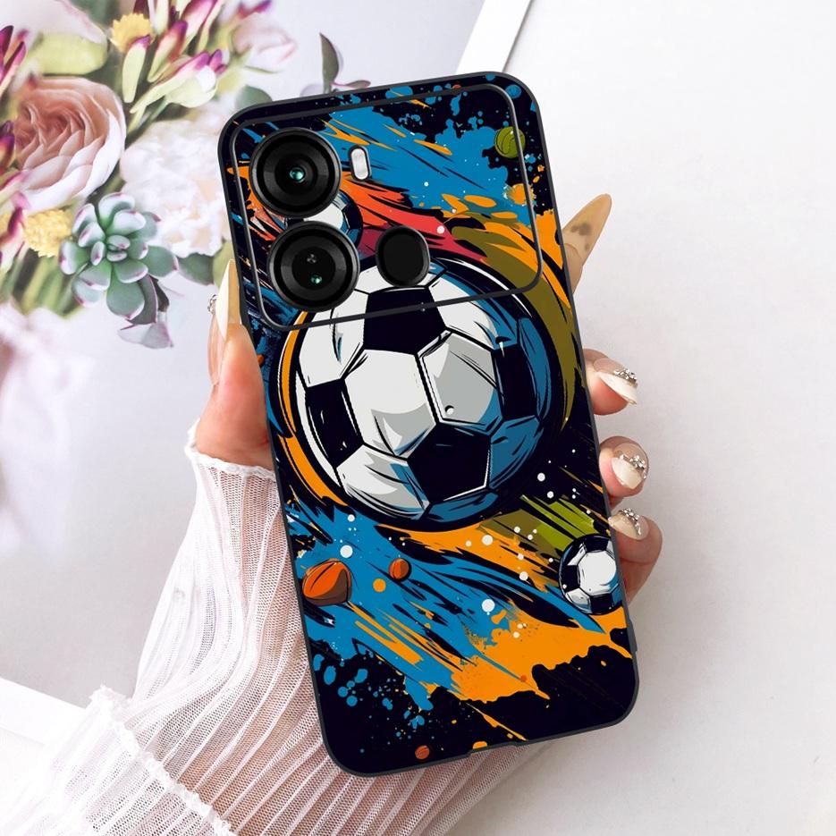 For Itel P40 Plus Case P683L Luxury Butterfly Tree Painted Cover Soft Silicone Phone Case For Itel P40 P662L P 40 ItelP40 + Bags