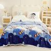 Cartoon Astronaut Blanket Space Rocket Planet Throw Blanket Gift for Girl Boys Super Warm Soft Plush Lightweight Flannel Blanket