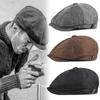 Cotton British Style Autumn Winter Peaked Cap Men Berets Korean Style Hat Women Cap Vintage Berets