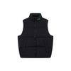 Li Ning Sports Lifestyle Series Solid Color Logo Letter Badge Zipper Sleeveless Vest Men Vests Black AMRS085-4