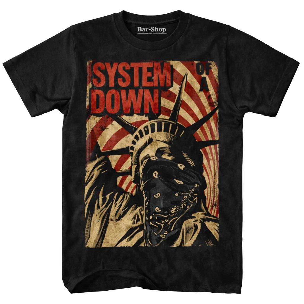 System Of A Down Liberty Bandit T-Shirt - Rock and Roll Music Band Tee Unisex