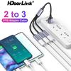 HdoorLink 3 в 2 USB C HUB 2.0 Type C 3-портовый мульти-разветвитель адаптер OTG USB-адаптер питания для Macbook Pro 13 15 Air Pro IPad Pro ПК ноутбук