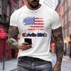 Men's Printed Short Sleeve T-Shirt Men's Loose Casual Short Sleeve Top