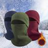 Men Women Winter Integrated Windproof Riding Face Mask Multifunctional Scarf Outdoor Skiing Hat Fleece Warm Head Cover