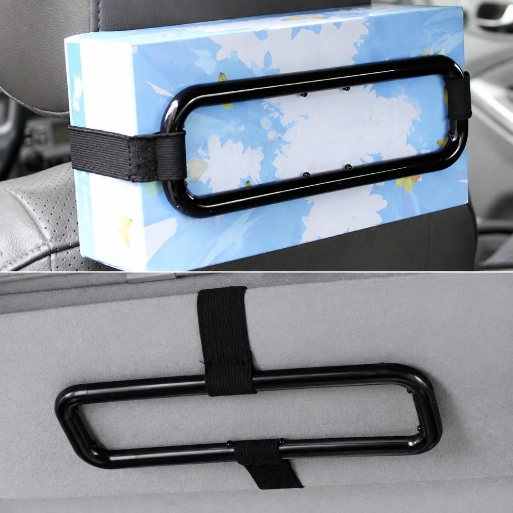 Hanging Sun Visor Tissue Holder Elastic Rope Hanging Tissue Box Car Tissue Rack Seat Back