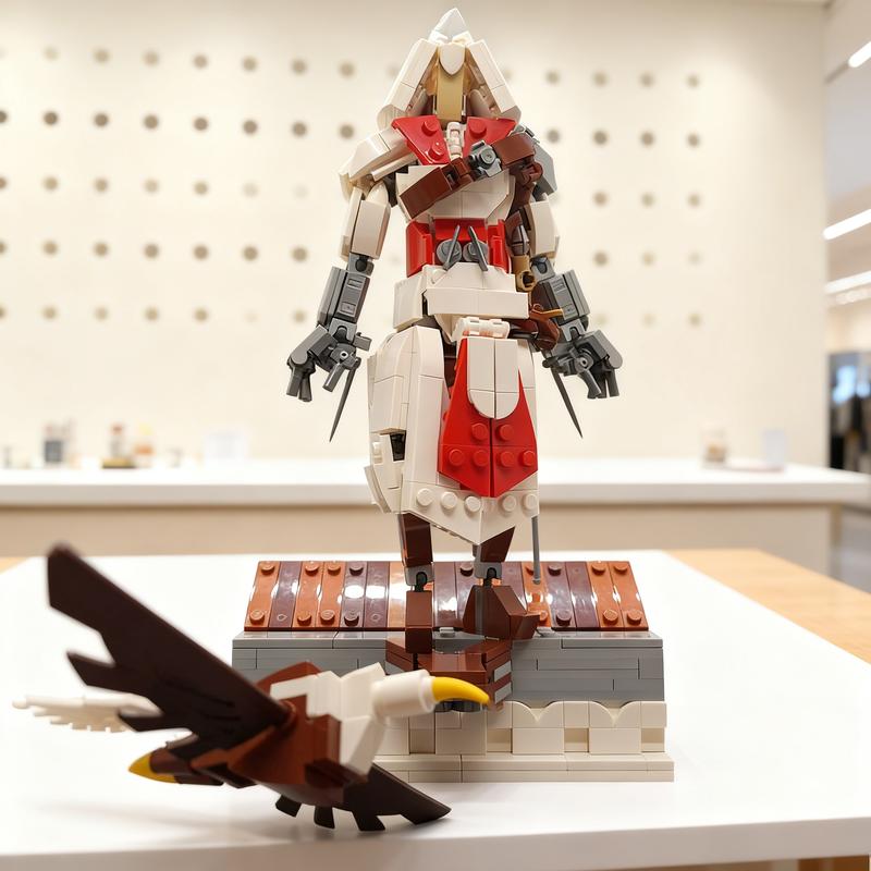 355 деталей MOC Ассасин Криид Эцио Братство Модель Строительные Блоки Конструктор Рождественские Подарки Игрушка Креативная DIY Идея Сборка