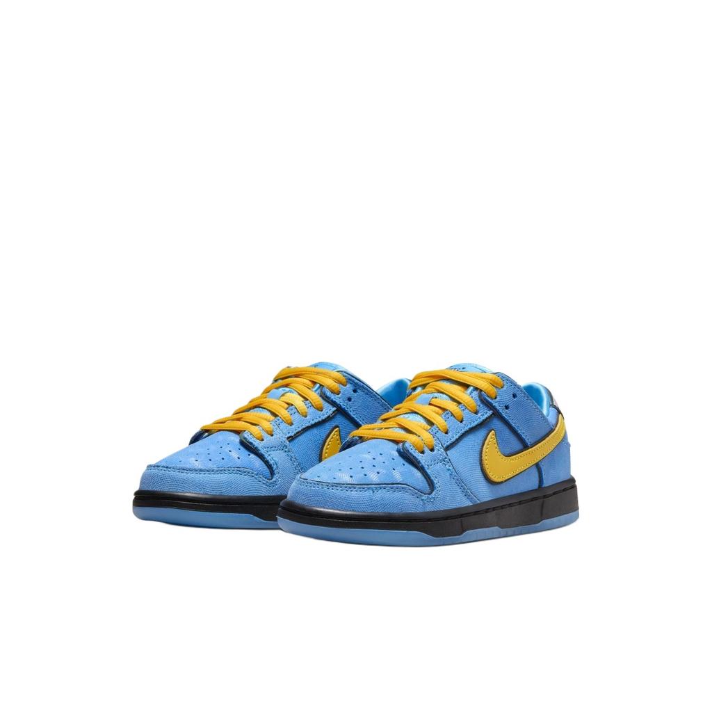 The Powerpuff Girls x Nike Dunk Low Pro SB QS PS Bubbles Детские Кроссовки Синий Синий-Chill Глубокий-Королевский-Синий FZ8833-400