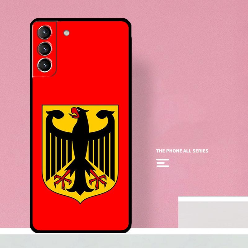 Чехол для телефона с эмблемой флага Германии для Samsung Galaxy S25 Ultra S20 S21 S22 S23 S24 Plus S9 S10 S24 FE Защитная крышка Coque
