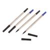 2 Pcs 11.6Cm Ballpoint Metal Pen Refill 0.5Mm 0.7Mm Tip Fits For Treasure Pen Replacement Refill Black And Blue