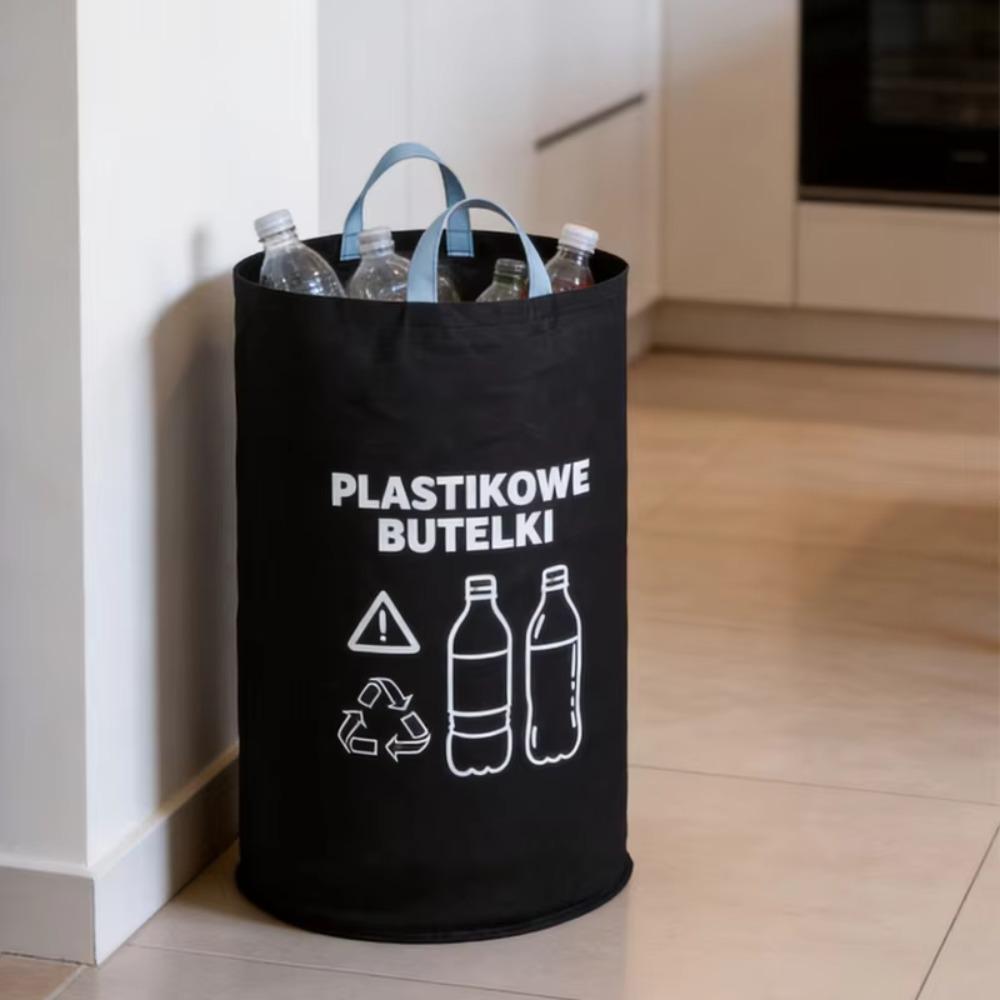 Foldable Collapsible Storage Bin Oxford Cloth Bottle Recycling Container Kitchen Classification
