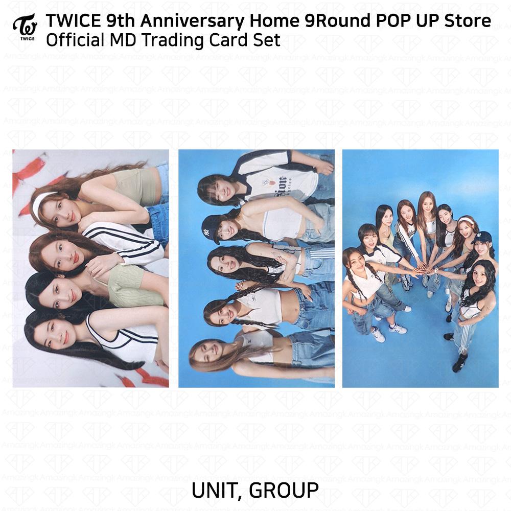 Twice 9th Anniversary Home9Round Pop Up Store MD Коллекционная карточка Фотокарточка