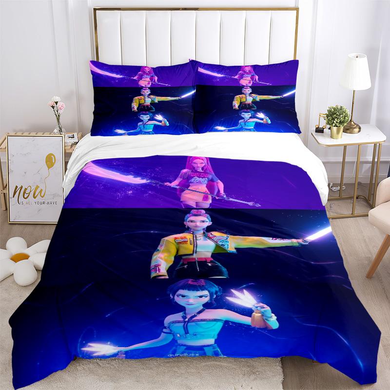 Light Sword Dance Bedding 3 Piece Set Hd Print Duvet Cover Pillowcases For Teens Adult Bedroom Decoration Christmas Gift C9211316