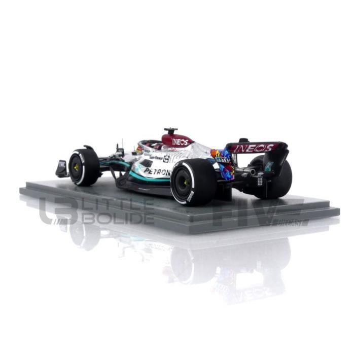 Voiture Miniature de Collection - SPARK 1/43 - MERCEDES-AMG W13 E Performance - Miami GP 2022 - Black / Grey /Green - S8537