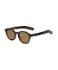 Wellington Type Sunglasses COLOR SUNGLASSES Unisex UV UV Men [Zoff] (brown (demi Pattern)) Protection, Protection, Stylish, Women, [ZF241G01_49E1