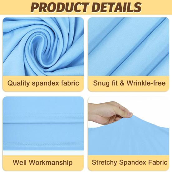 3 шт./компл. чехол для подставки под цилиндр из полиэстера, чехол для подставки под цилиндр, однотонный тканевый чехол для праздничного постамента, подставки под пьедестал, декора на день рождения и свадьбу