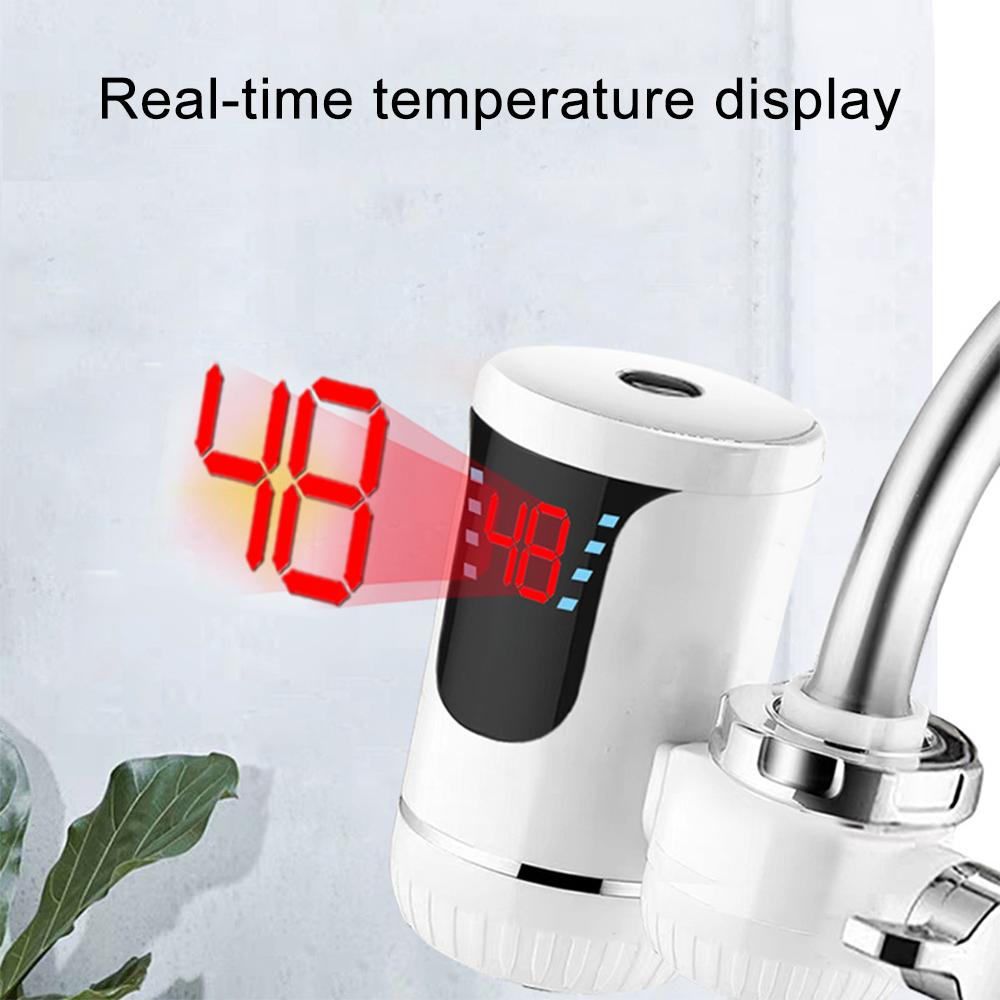 Electric Faucet Instant Heating Faucet Heater Tap Kitchen Water Heater Tankless Instantaneous Water Heater Easy To Install