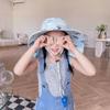 With Whistle Summer Baby Hat Neck Ear Cover Kids Beach Caps  Outdoor Sports