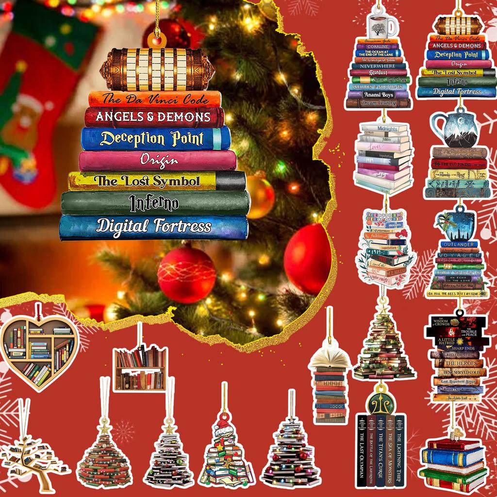 Украшения для рождественской елки Украшения Книга Автомобиль Праздничное Рождественское Подвесное Украшение Украшение Зимние Необычные Подарки Для Дома И Улицы Для Рождественской Елки Домашний Декор