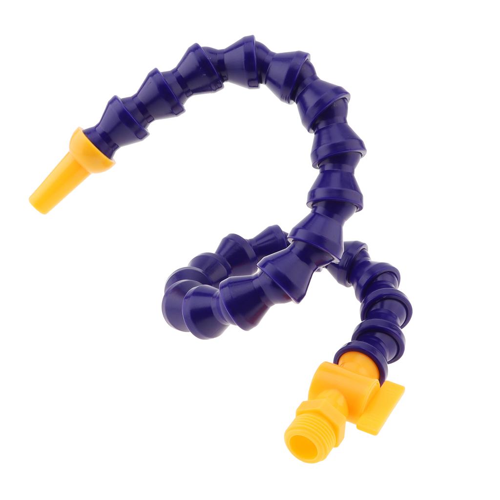 1/2 3/8 1/4 PT резьба пластиковая круглая насадка гибкая трубка водяного масляного охлаждения 50/60 см для станков с ЧПУ / фрезерования с переключателем, шланг для масляного охлаждения