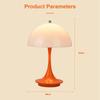 Mushroom Table Lamp USB Charging Flower Buds Table Lamp Touch Dimming Bedroom Bedside Decorative Lamps