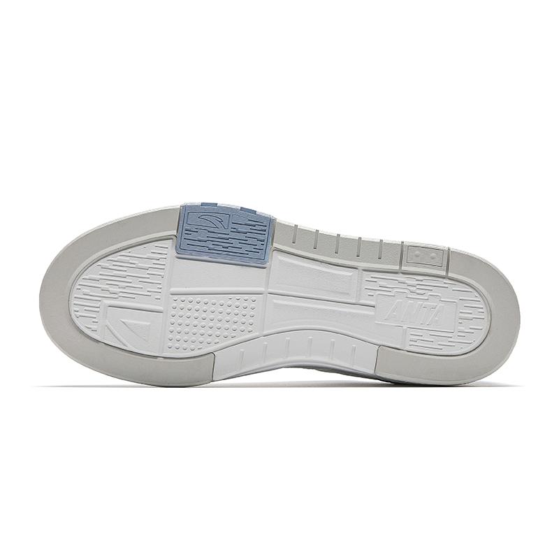 Anta Street Play LT 3 Simple Versatile Non-Slip Wear-Resistant Low-Top Skate Shoes Women Sneaker White Gray Blue 122538051-2