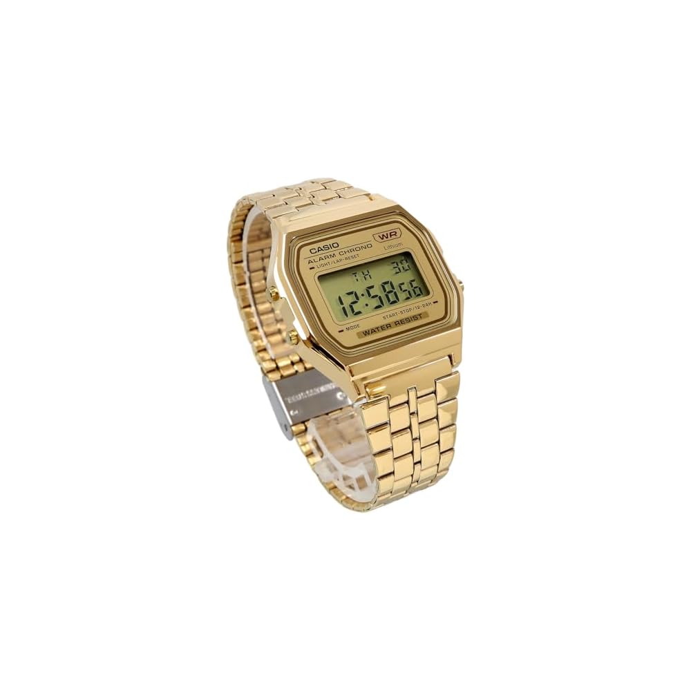 Casio Vintage Series A158WETG-9A Digital Watch Gold Unisex Kids