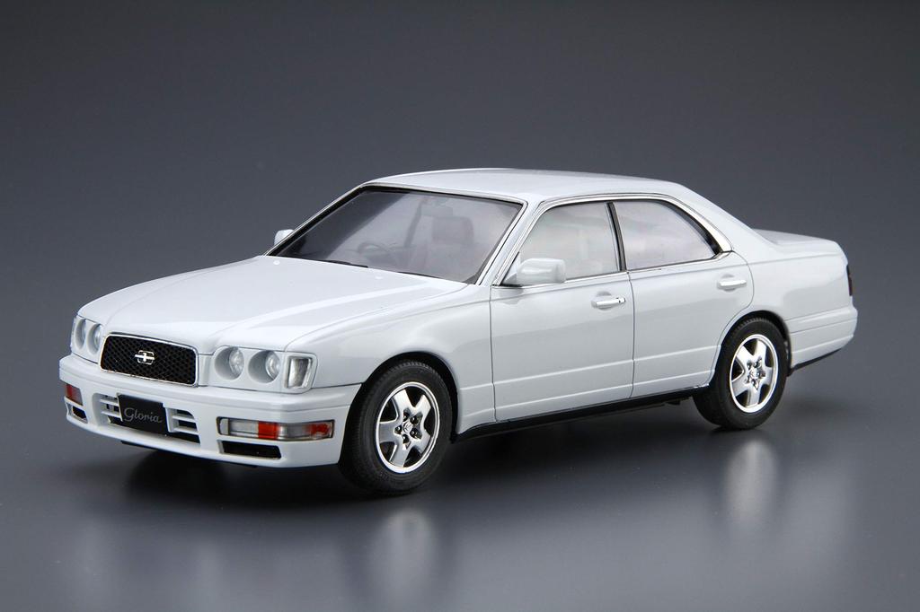 Aoshima Bunka Kyozai Серия Модель автомобиля Nissan Y33 Gran Turismo Ultima 1995 Пластиковая модель 1/24 №95 Cedric/Gloria