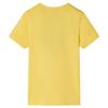 T-shirt pour enfants avec manches courtes ocre clair 92/104/116/128/140