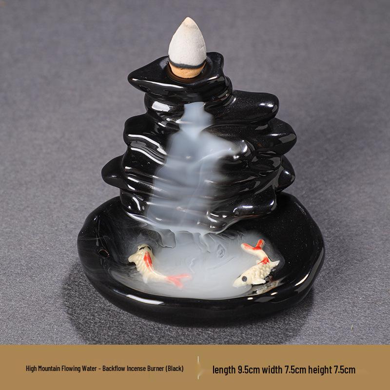 Buddha Hand Ceramic Backflow Incense Burner Aromatherapy Ornament