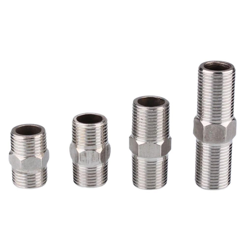 Multiple Specifications Stainless Steel Hex Nipple 201 Stainless Hex Nipple Union Water Oil Air