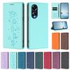 Милый кот Кожаный Чехол-Кошелек Для Coque Oppo A98 A94 A80 A79 A74 A60 A54 A54S A40 A40M Защитный Чехол для Телефона с RFID Funda