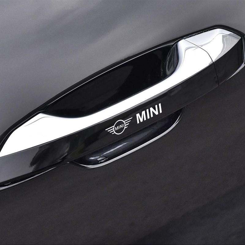 4 шт. Наклейки на дверные ручки автомобиля Наклейки на шины Зеркало заднего вида Украшение для MINI Cooper F54 F55 F56 R56 R60 Roadster Clubman Coupe