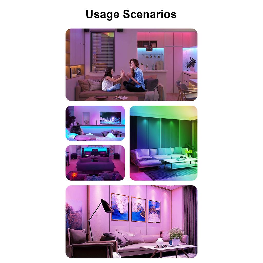 Потолочный светильник RGBCW, полноцветное затемнение, приложение BT, пульт дистанционного управления, интеллектуальное голосовое управление, круглая спальня