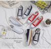 Women's Breathable Korean Street Style Canvas Shoes - Versatile Low-Top White Sneakers