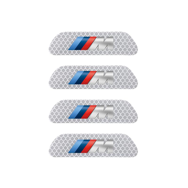 Car Reflective Door Sticker Safety Opening Warning Reflector Tape Decal For BMW X1 X2 X3 X5 X4 X6 X7 iX3 F20 F10 F07 E70 E46 E90