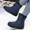 Womens High-Top Winter Snow Boots Warm Fleece Lined Non-Slip Comfortable Casual